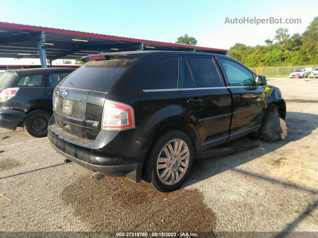 2008 Ford Edge Limited Black vin: 2FMDK49C68BA85562