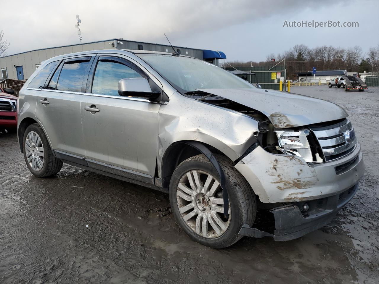 2008 Ford Edge Limited Silver vin: 2FMDK49C68BB45341