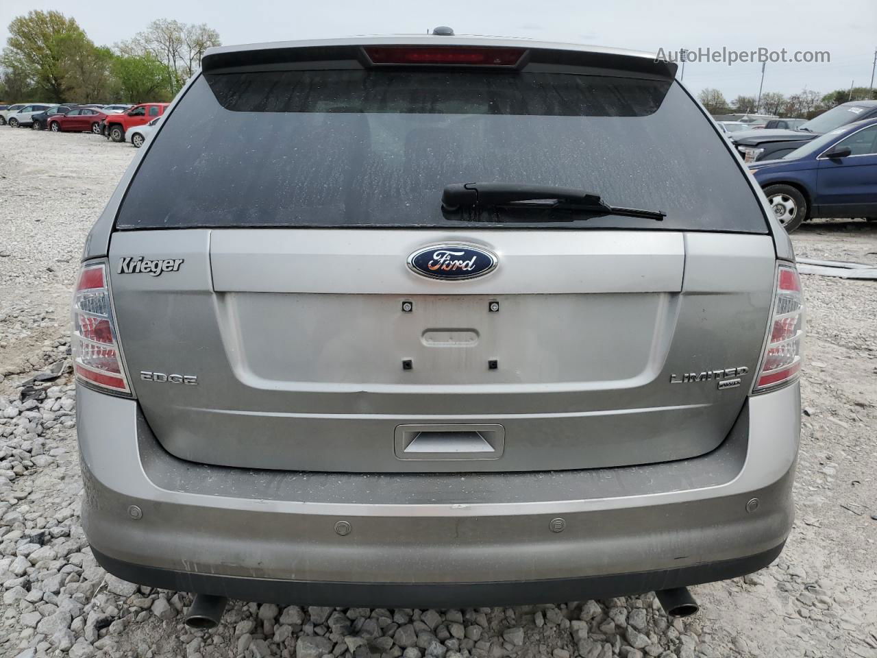 2008 Ford Edge Limited Silver vin: 2FMDK49C78BB20142