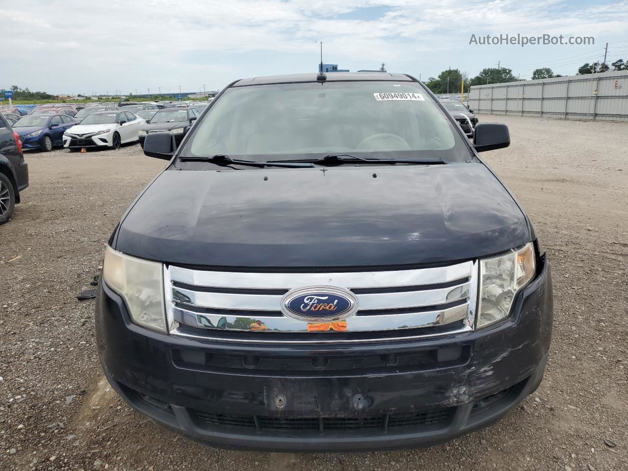 2008 Ford Edge Limited Blue vin: 2FMDK49C88BA19482