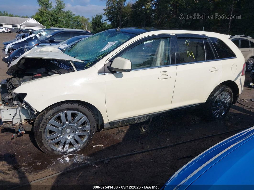 2008 Ford Edge Limited White vin: 2FMDK49C88BB07514