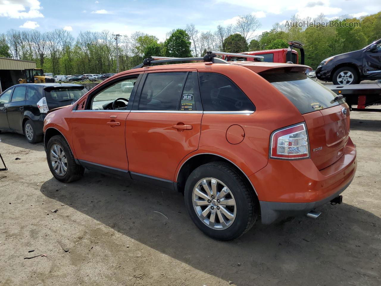 2008 Ford Edge Limited Orange vin: 2FMDK49C88BB46104