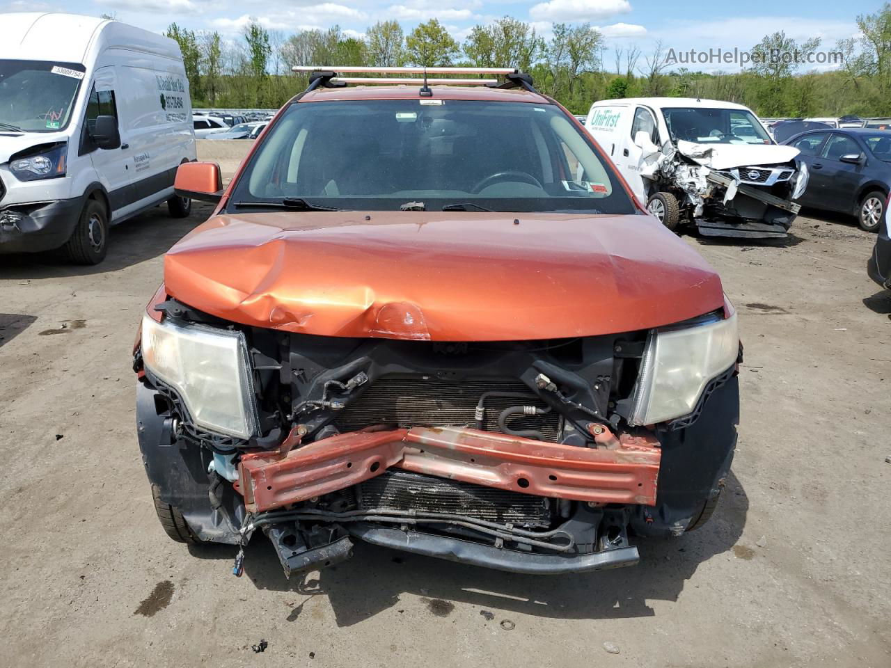 2008 Ford Edge Limited Orange vin: 2FMDK49C88BB46104