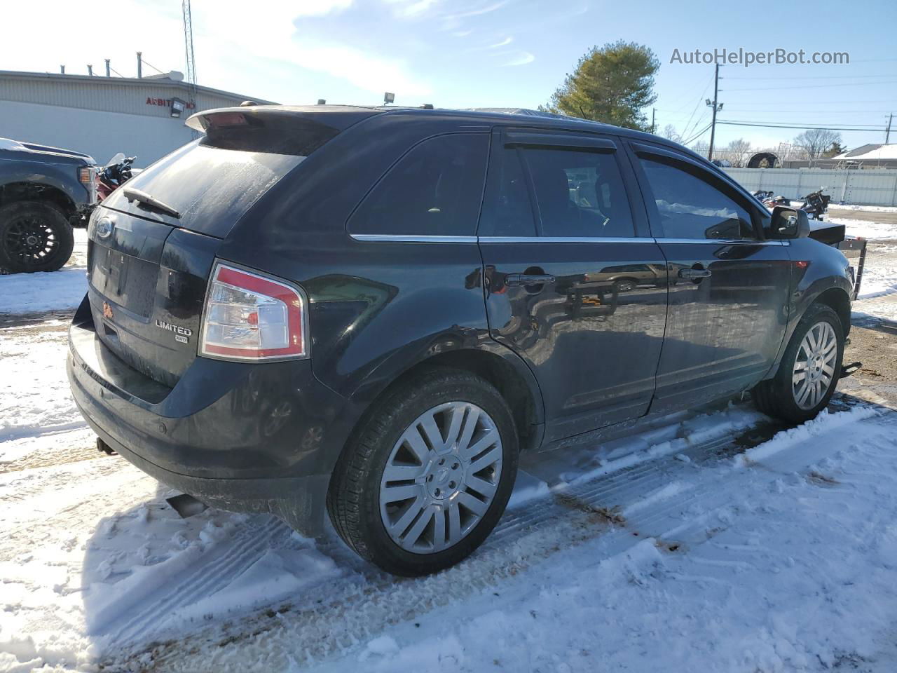 2008 Ford Edge Limited Black vin: 2FMDK49C98BA62440