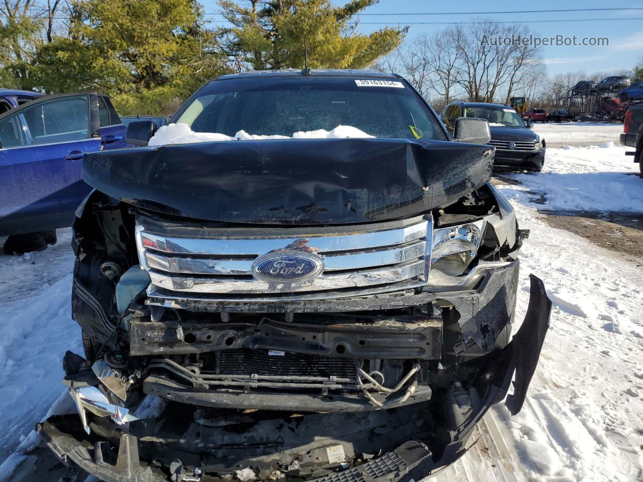 2008 Ford Edge Limited Black vin: 2FMDK49C98BA62440