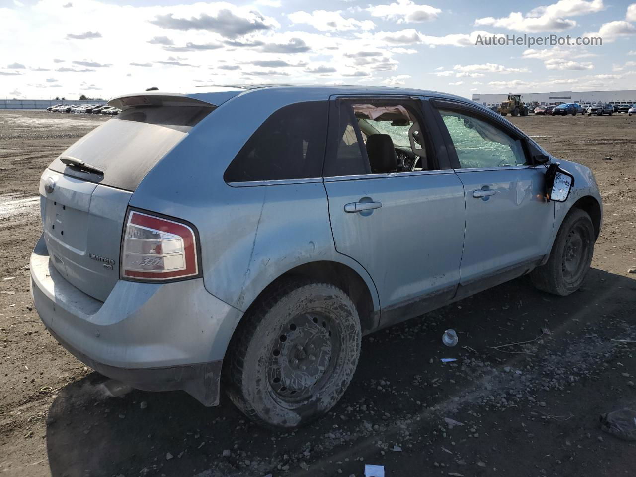 2008 Ford Edge Limited Blue vin: 2FMDK49C98BA86849