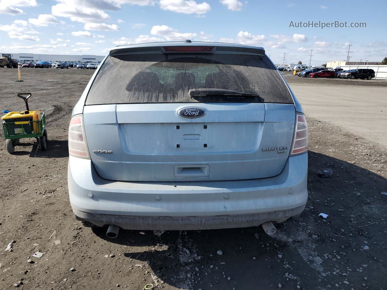 2008 Ford Edge Limited Blue vin: 2FMDK49C98BA86849