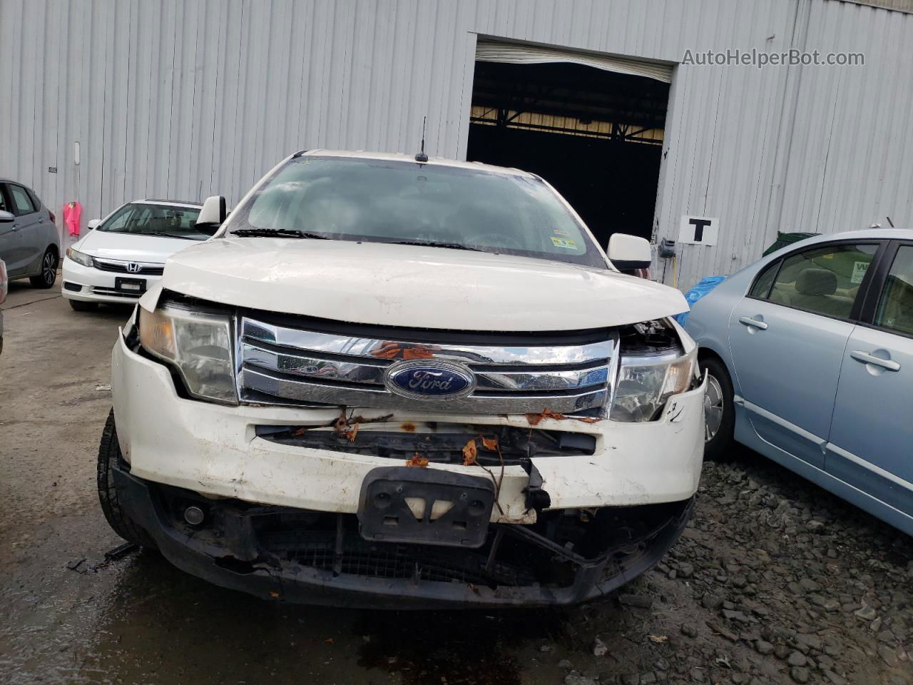 2008 Ford Edge Limited White vin: 2FMDK49CX8BA15451