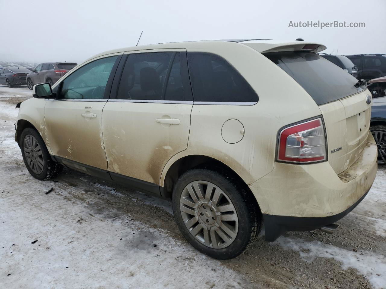 2008 Ford Edge Limited White vin: 2FMDK49CX8BA39460