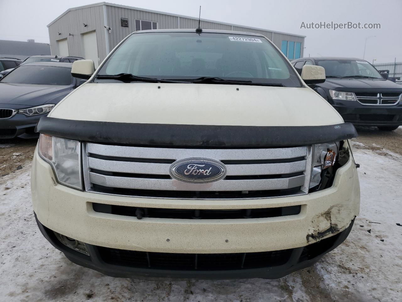 2008 Ford Edge Limited White vin: 2FMDK49CX8BA39460