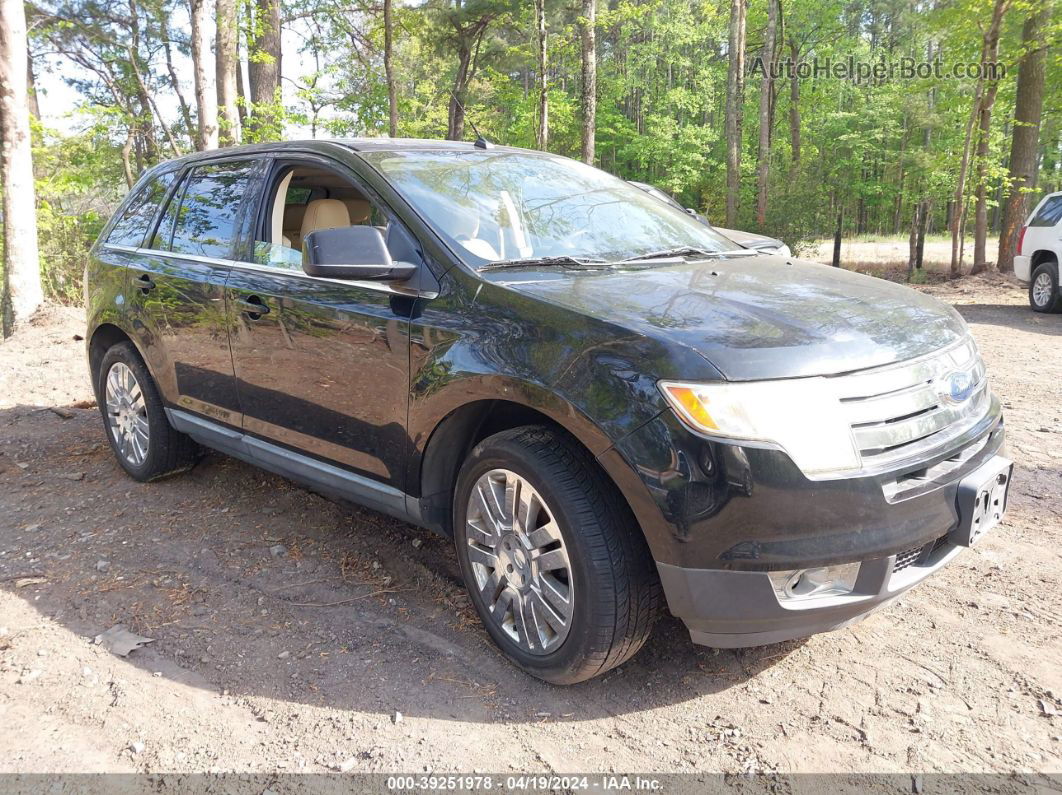 2008 Ford Edge Limited Black vin: 2FMDK49CX8BA41807