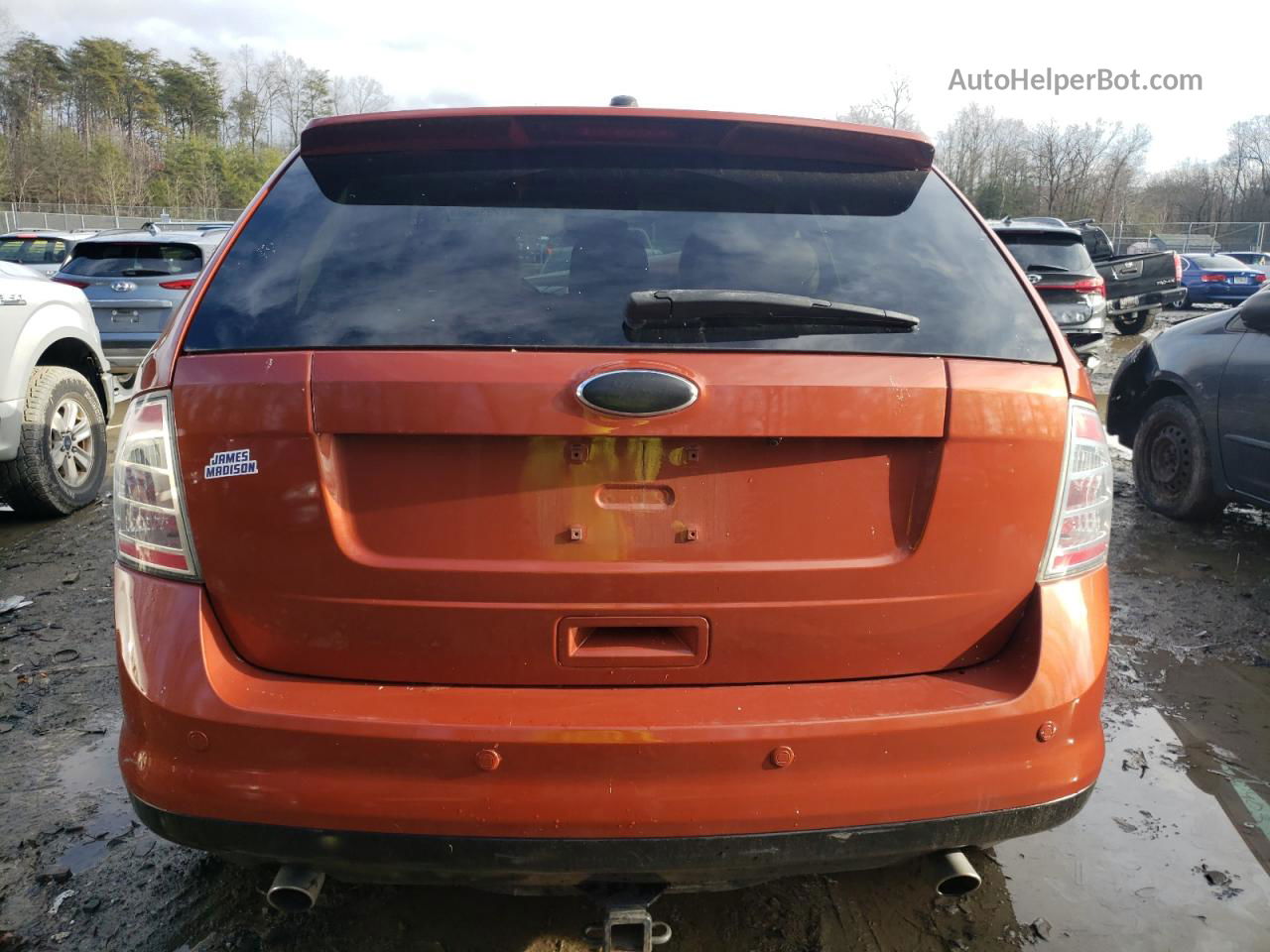 2008 Ford Edge Limited Orange vin: 2FMDK49CX8BA43430