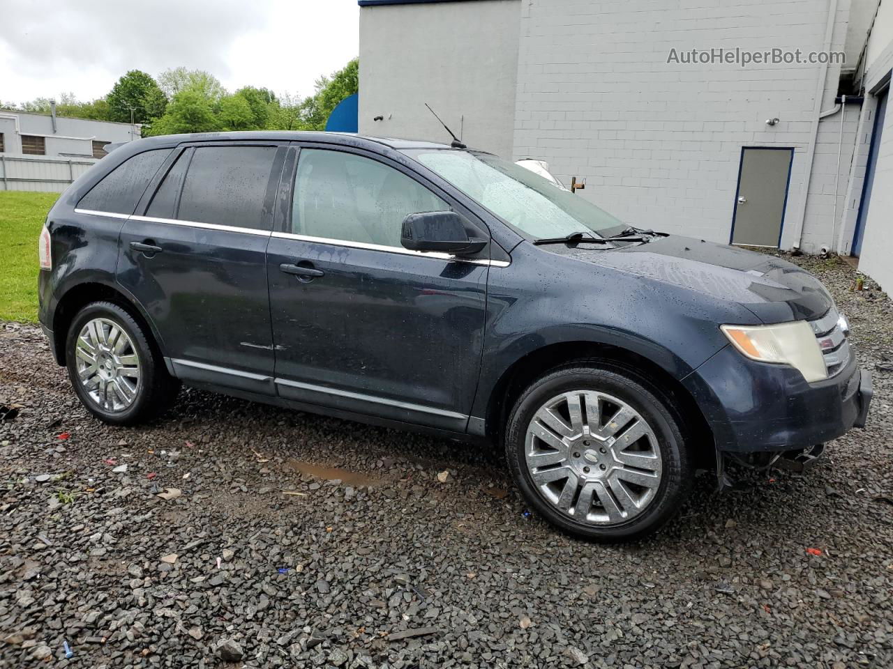 2008 Ford Edge Limited Blue vin: 2FMDK49CX8BB01889