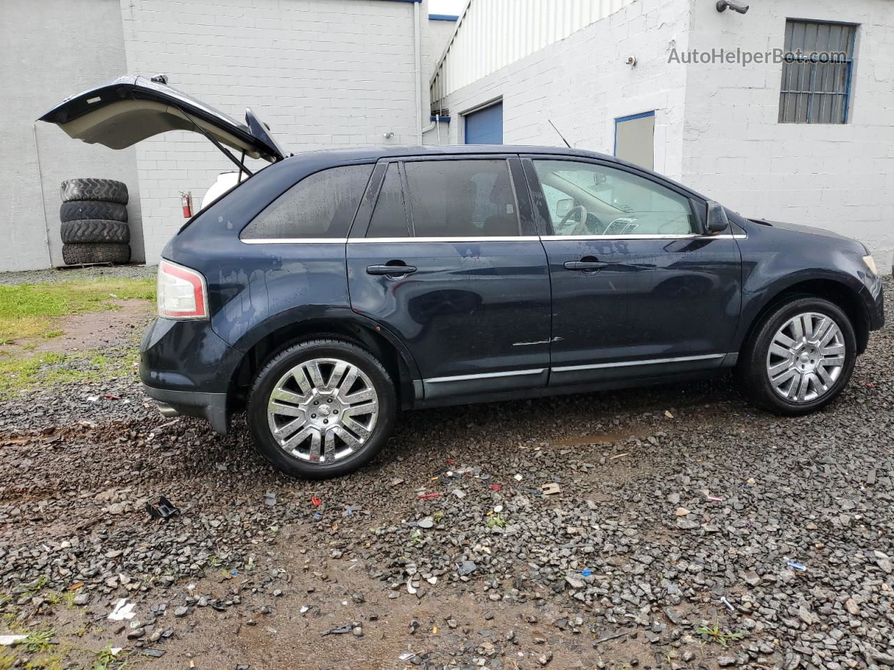 2008 Ford Edge Limited Blue vin: 2FMDK49CX8BB01889