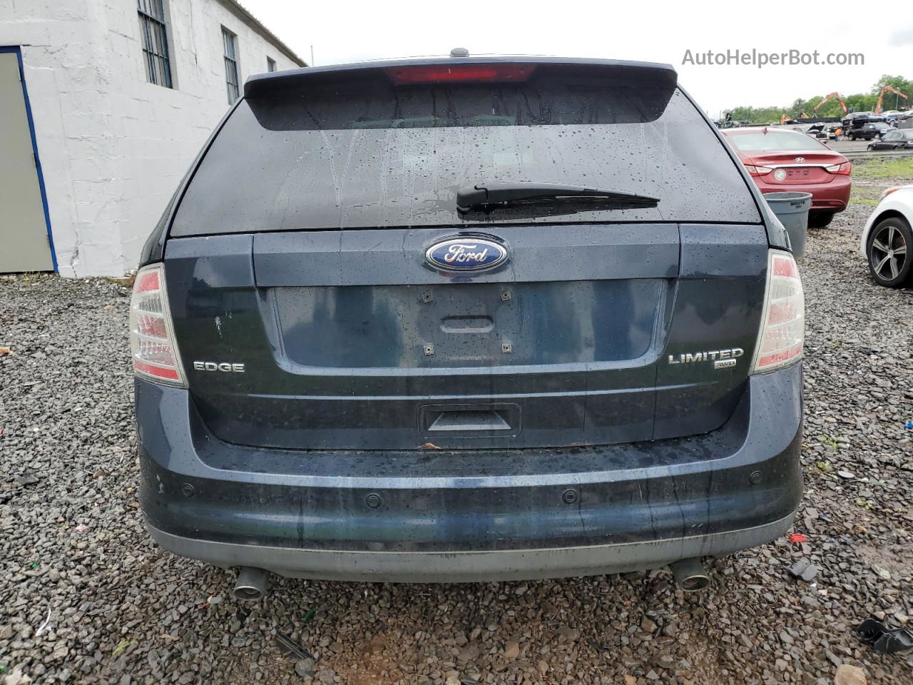 2008 Ford Edge Limited Blue vin: 2FMDK49CX8BB01889