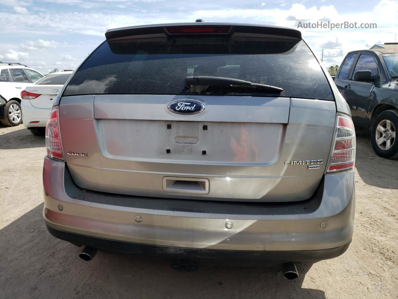 2008 Ford Edge Limited Silver vin: 2FMDK49CX8BB36187