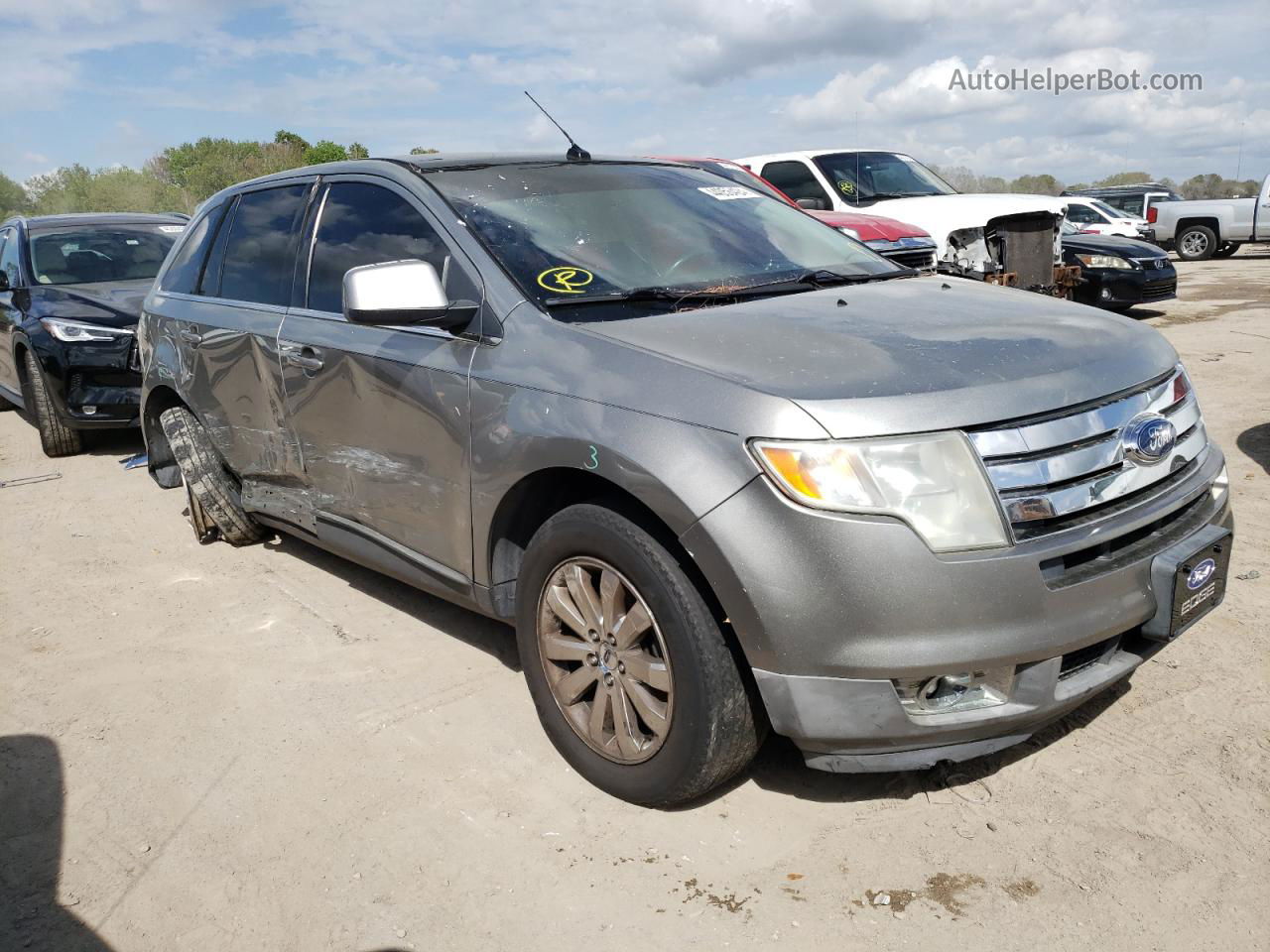 2008 Ford Edge Limited Silver vin: 2FMDK49CX8BB36187