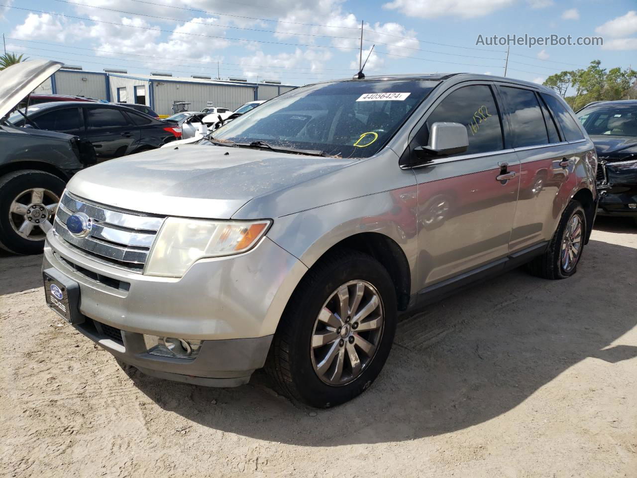 2008 Ford Edge Limited Silver vin: 2FMDK49CX8BB36187