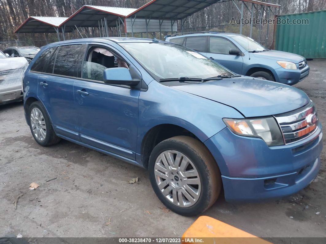 2010 Ford Edge Sport Blue vin: 2FMDK4ACXABA80365