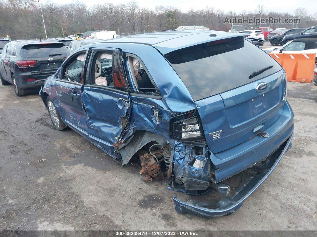 2010 Ford Edge Sport Blue vin: 2FMDK4ACXABA80365