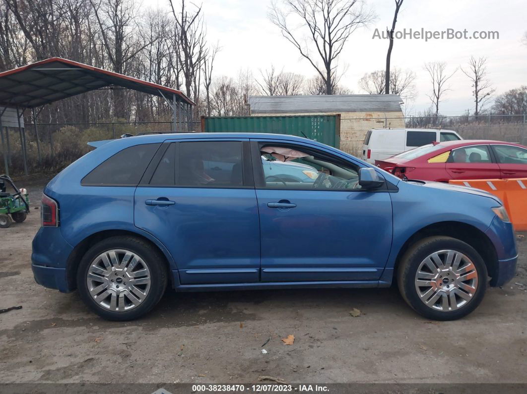 2010 Ford Edge Sport Blue vin: 2FMDK4ACXABA80365