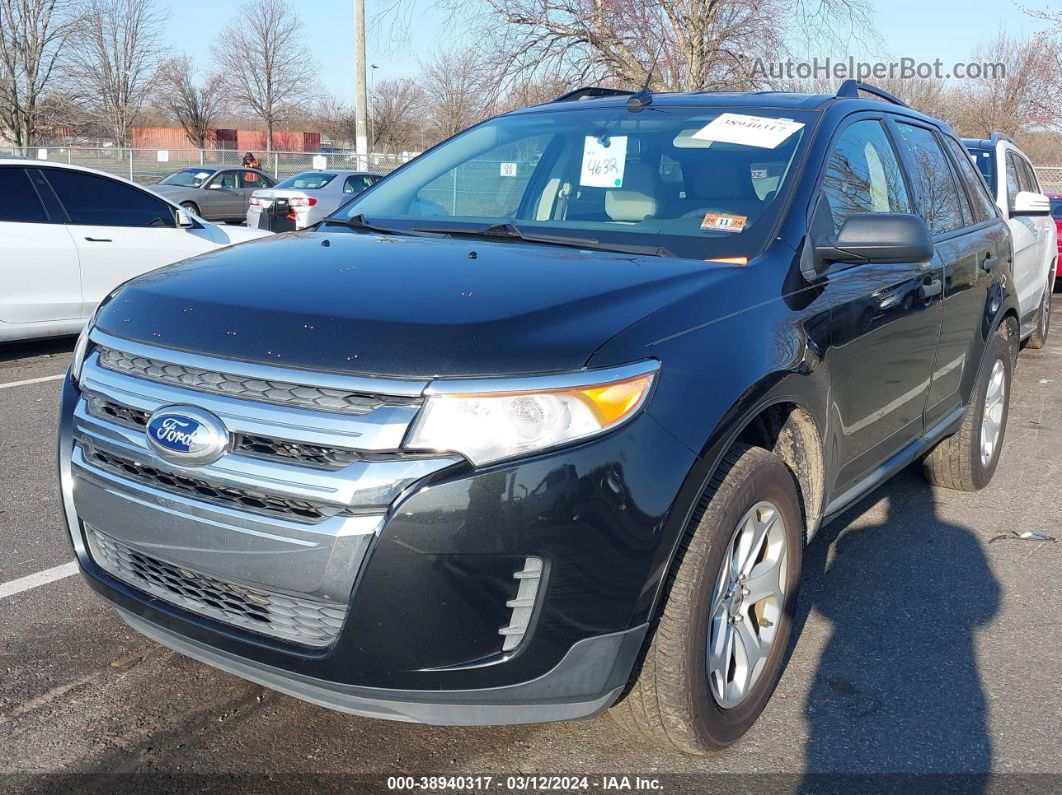 2014 Ford Edge Se Black vin: 2FMDK4GC2EBB27269