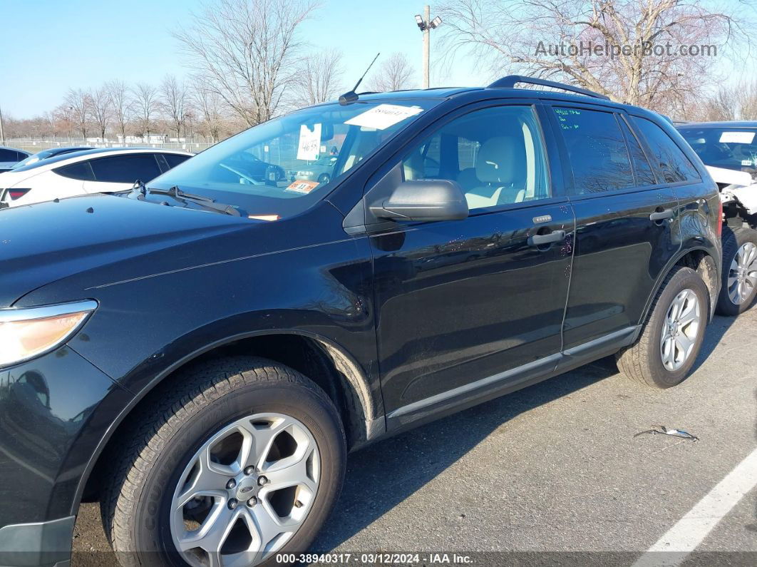 2014 Ford Edge Se Black vin: 2FMDK4GC2EBB27269