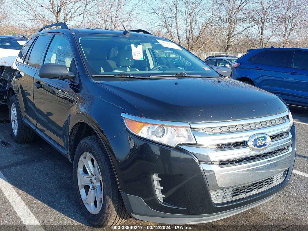 2014 Ford Edge Se Black vin: 2FMDK4GC2EBB27269