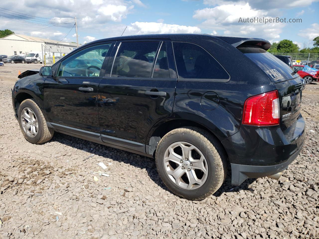 2014 Ford Edge Se Black vin: 2FMDK4GC4EBA01494