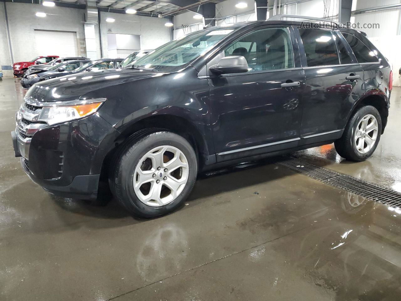 2014 Ford Edge Se Черный vin: 2FMDK4GC4EBA65485