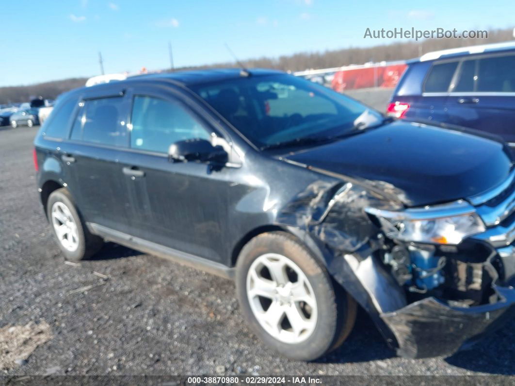 2014 Ford Edge Se Black vin: 2FMDK4GC5EBB44311