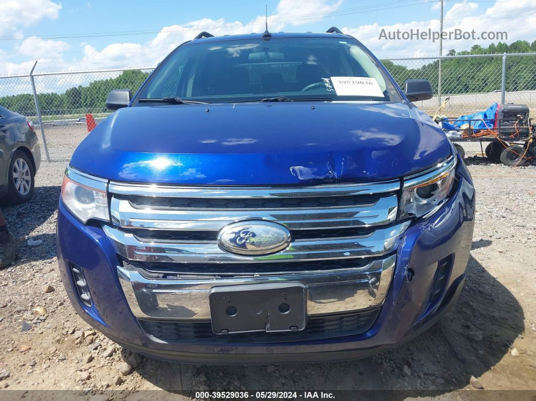 2014 Ford Edge Se Blue vin: 2FMDK4GCXEBA03203