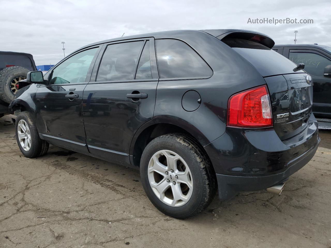 2014 Ford Edge Se Black vin: 2FMDK4GCXEBA15822