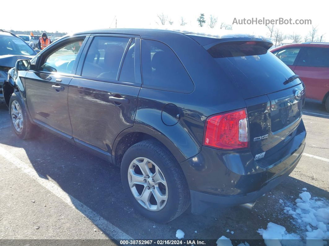 2014 Ford Edge Se Black vin: 2FMDK4GCXEBB27066