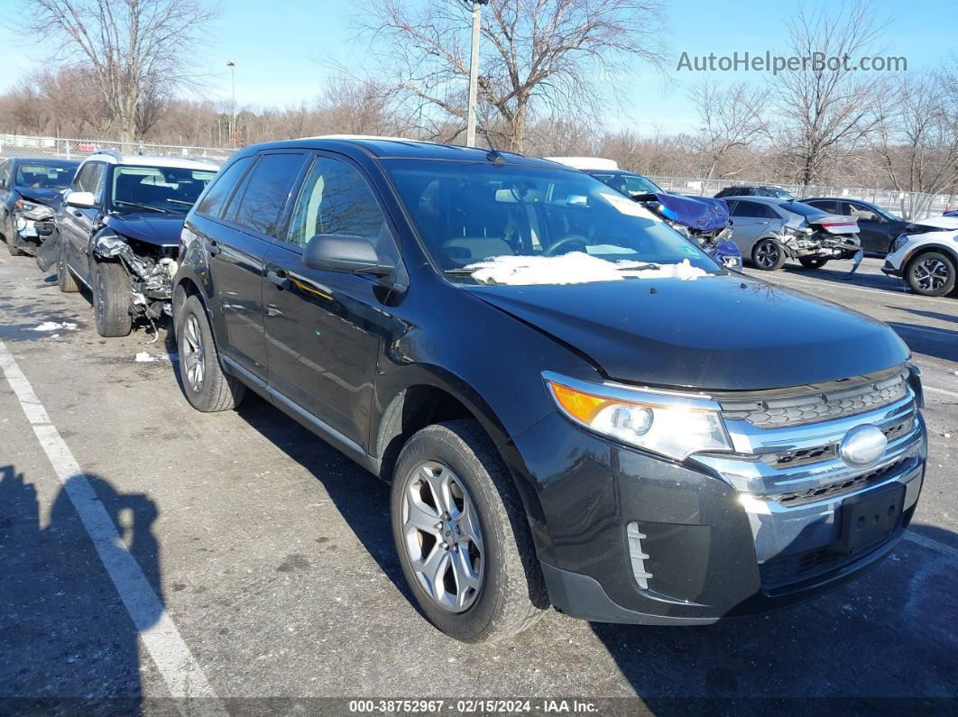 2014 Ford Edge Se Black vin: 2FMDK4GCXEBB27066