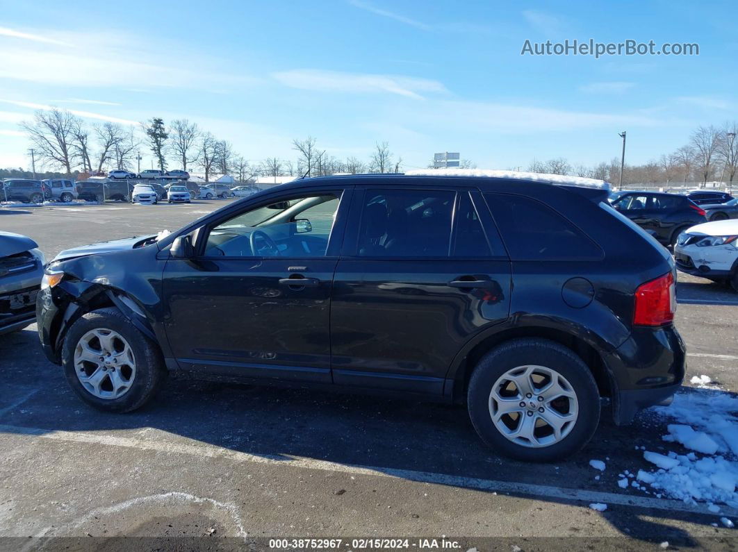 2014 Ford Edge Se Black vin: 2FMDK4GCXEBB27066