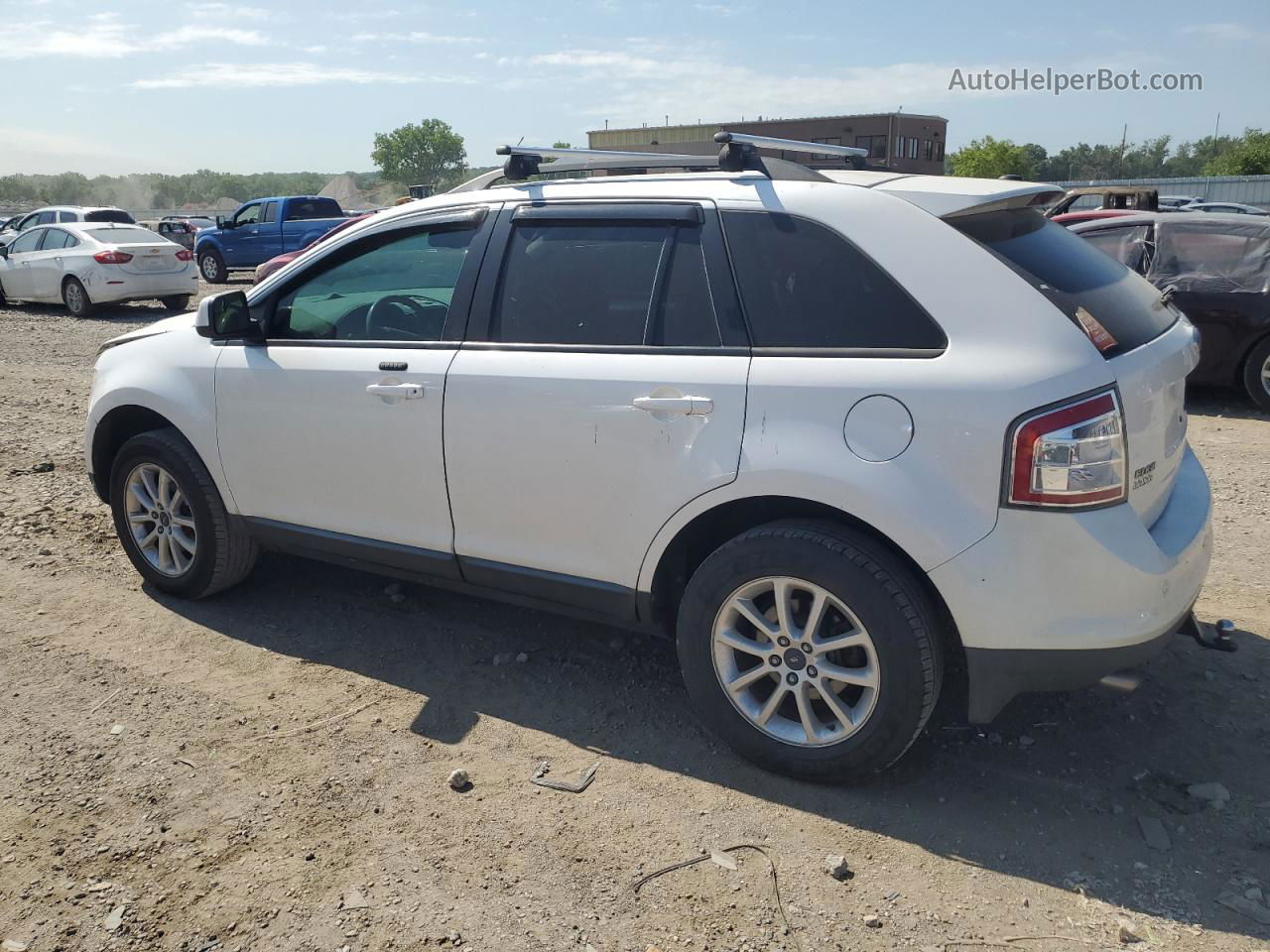 2010 Ford Edge Sel White vin: 2FMDK4JC0ABB01417