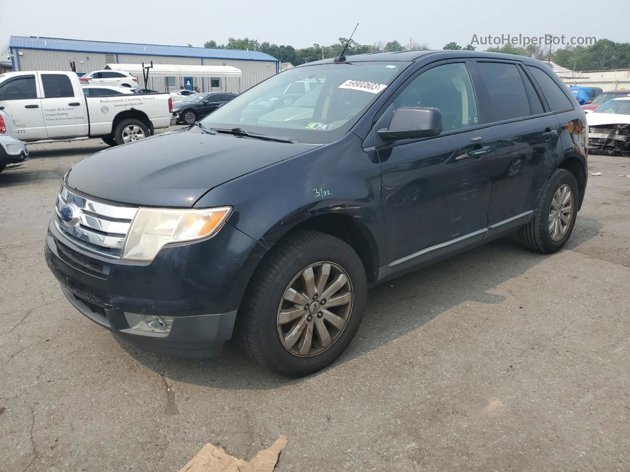 2010 Ford Edge Sel Blue vin: 2FMDK4JC0ABB11655