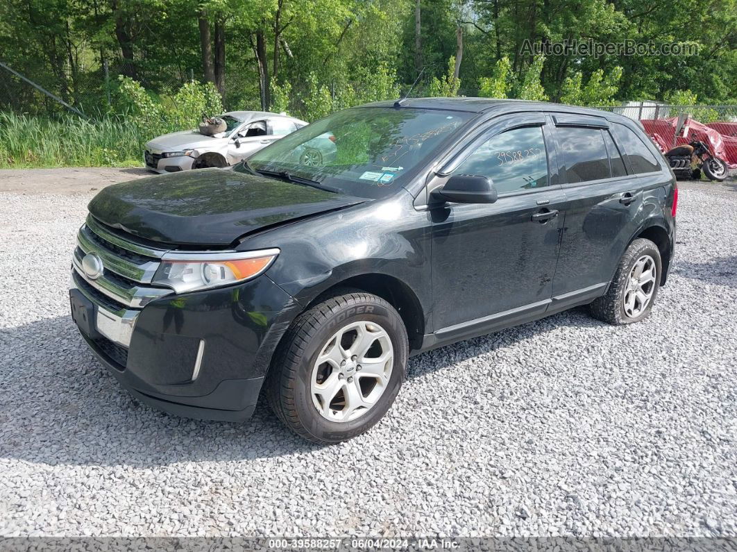 2014 Ford Edge Sel Black vin: 2FMDK4JC0EBA22335