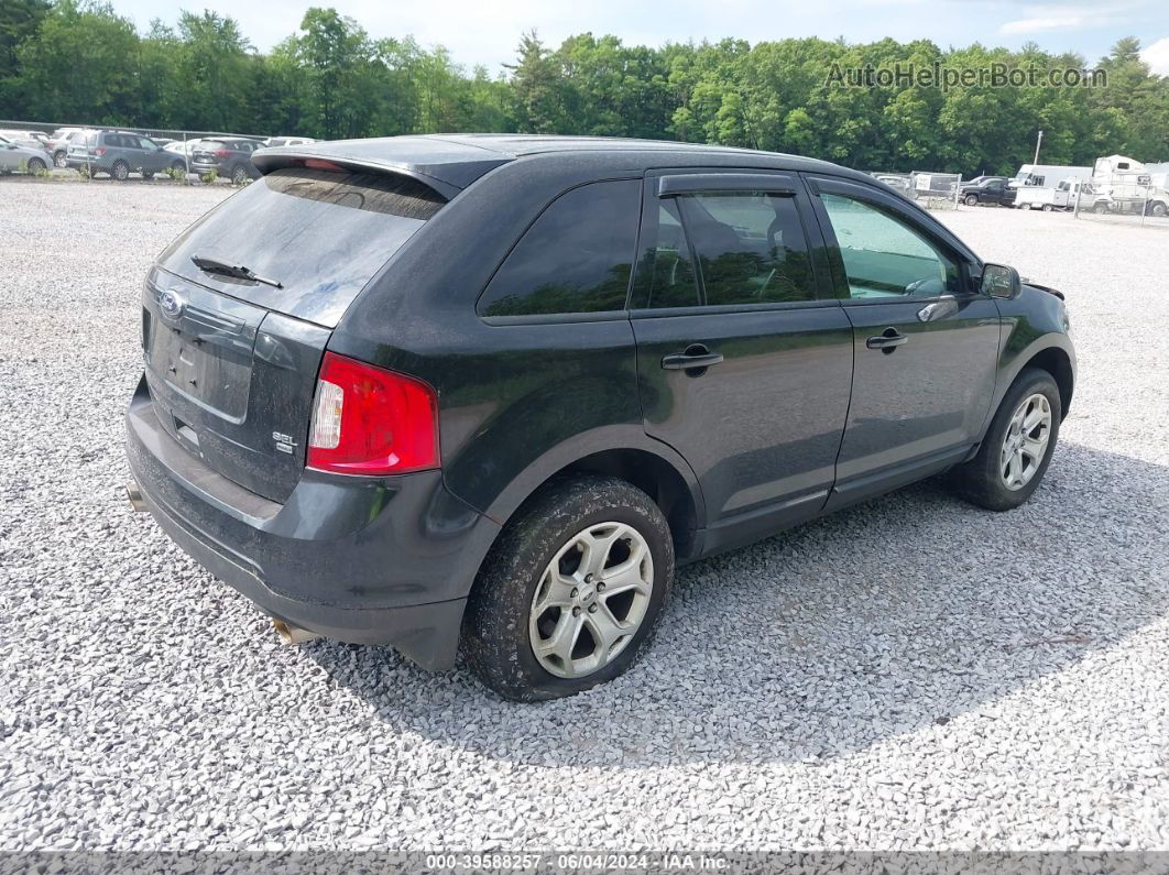 2014 Ford Edge Sel Black vin: 2FMDK4JC0EBA22335