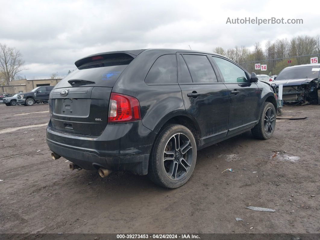 2014 Ford Edge Sel Black vin: 2FMDK4JC0EBA96581