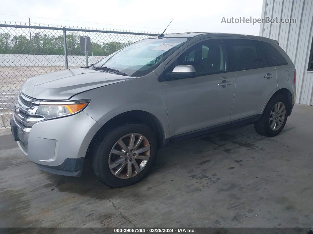 2014 Ford Edge Sel Silver vin: 2FMDK4JC0EBB33628