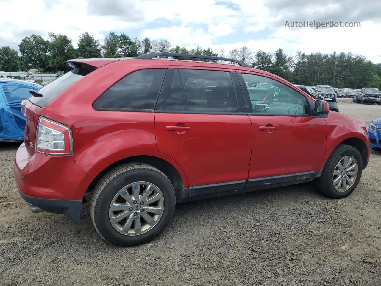 2010 Ford Edge Sel Red vin: 2FMDK4JC1ABA19101