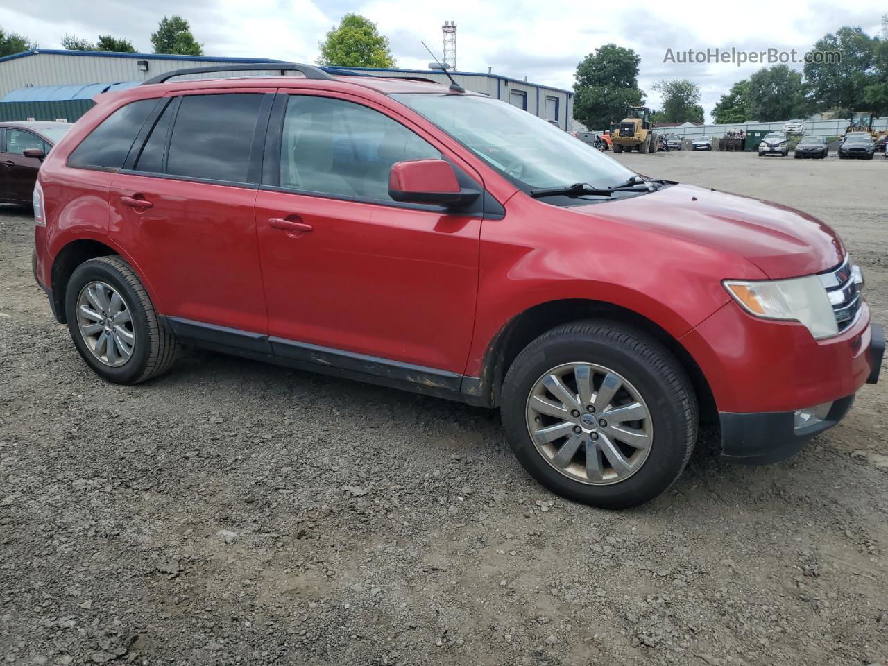 2010 Ford Edge Sel Red vin: 2FMDK4JC1ABA19101