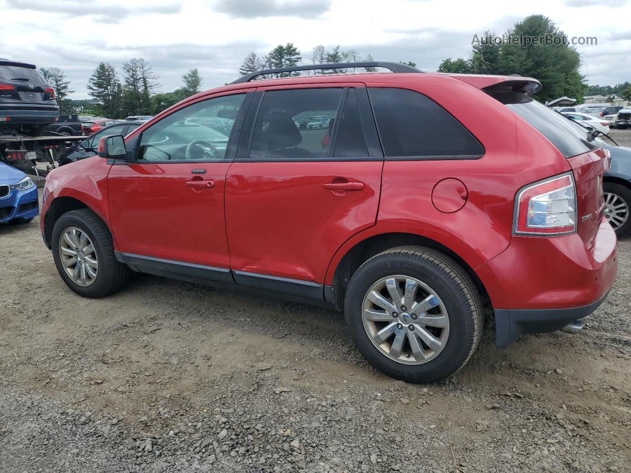 2010 Ford Edge Sel Red vin: 2FMDK4JC1ABA19101