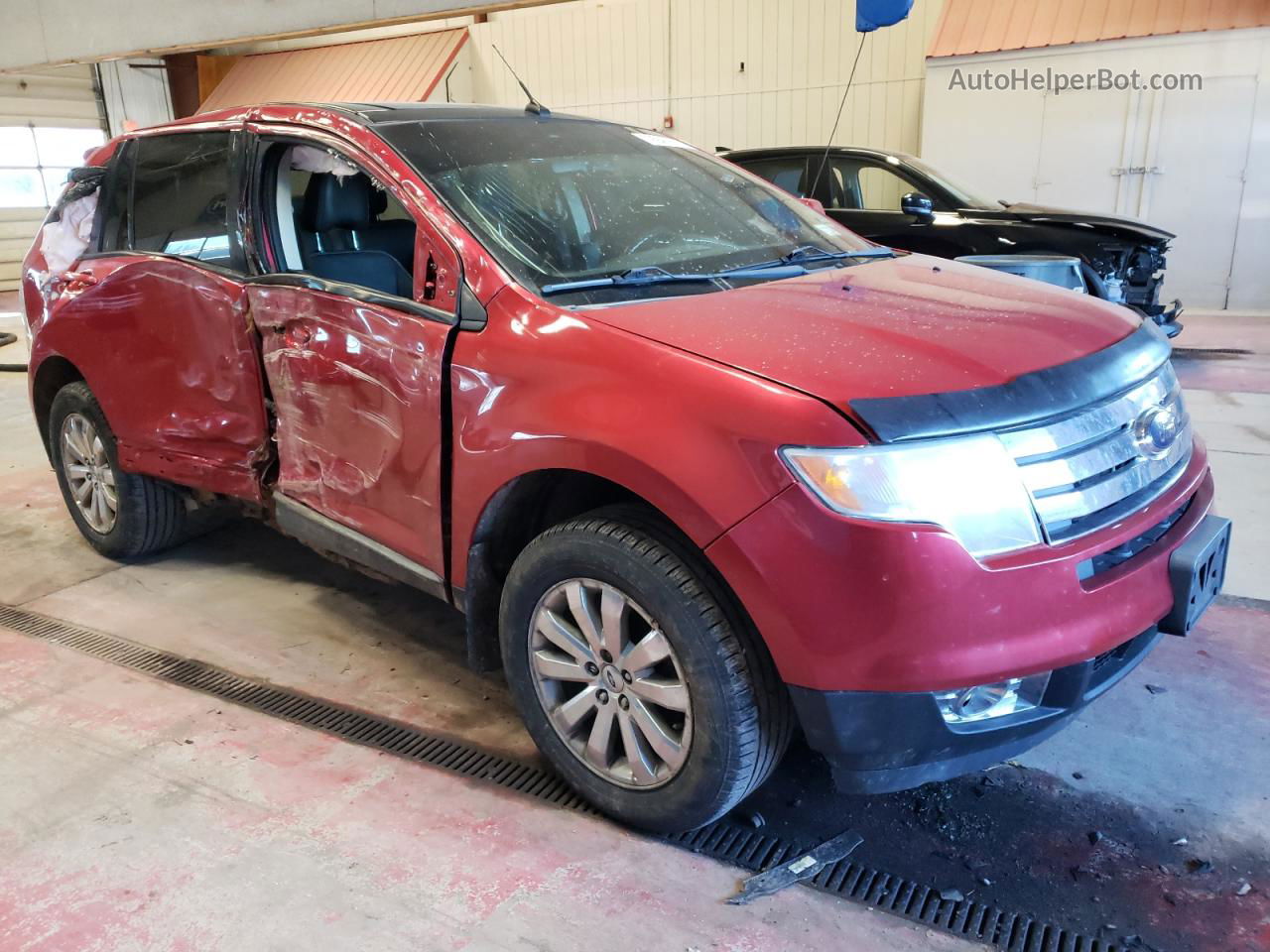 2010 Ford Edge Sel Red vin: 2FMDK4JC1ABA51885