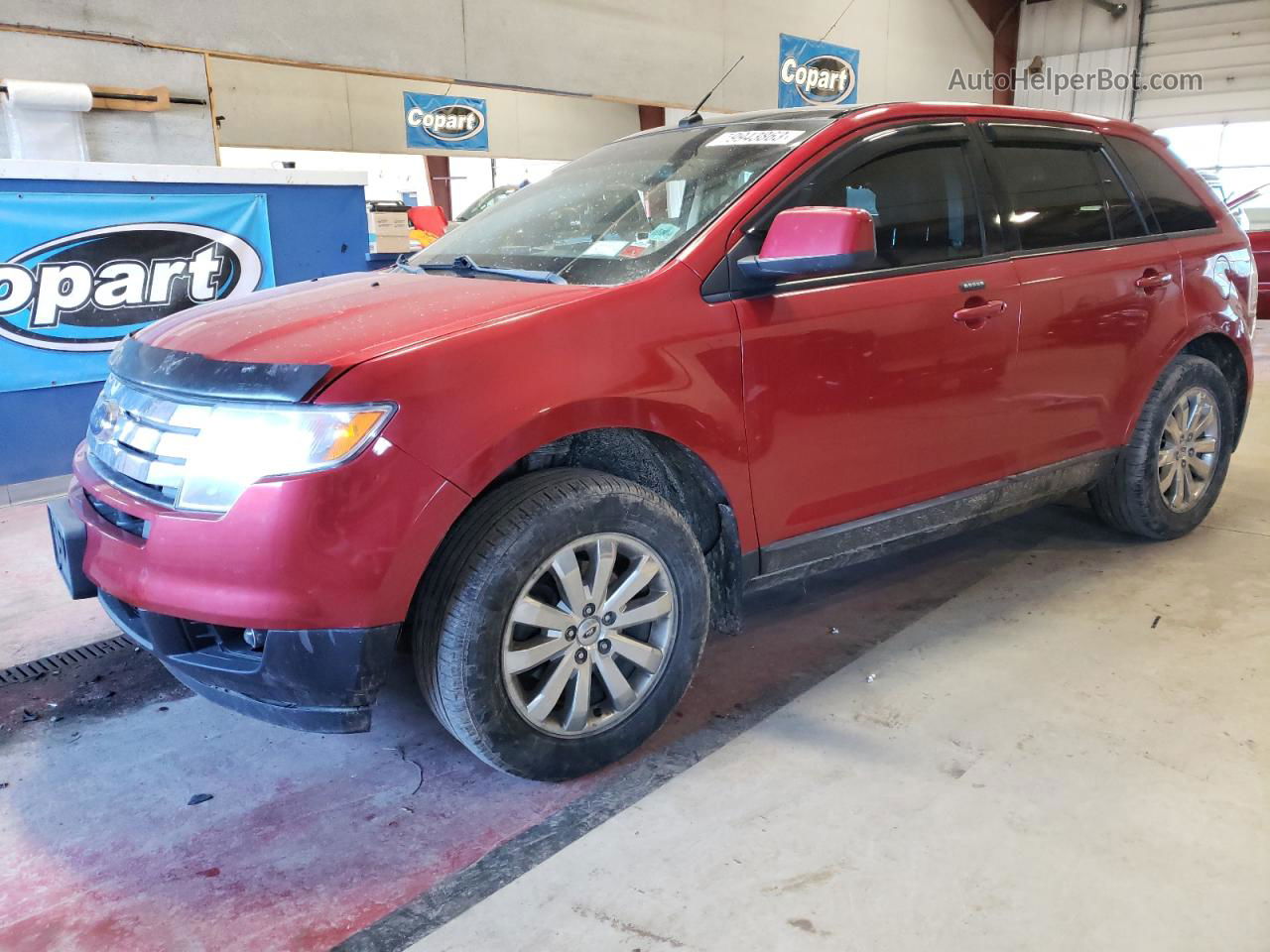 2010 Ford Edge Sel Red vin: 2FMDK4JC1ABA51885