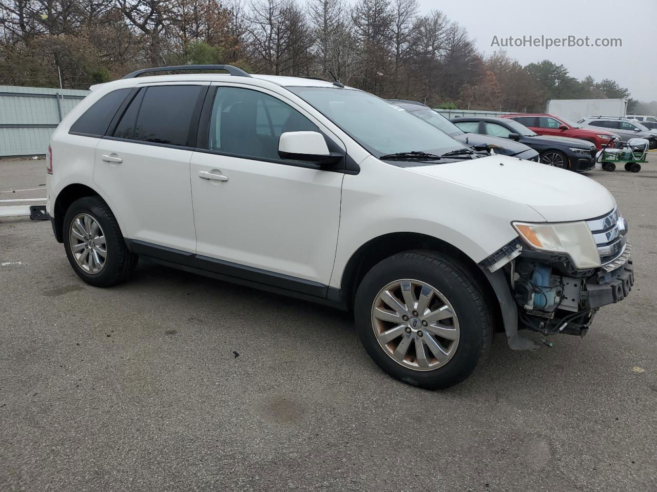 2010 Ford Edge Sel White vin: 2FMDK4JC1ABA89729