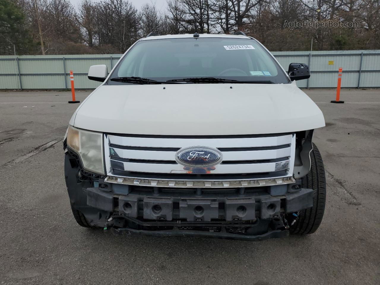 2010 Ford Edge Sel White vin: 2FMDK4JC1ABA89729