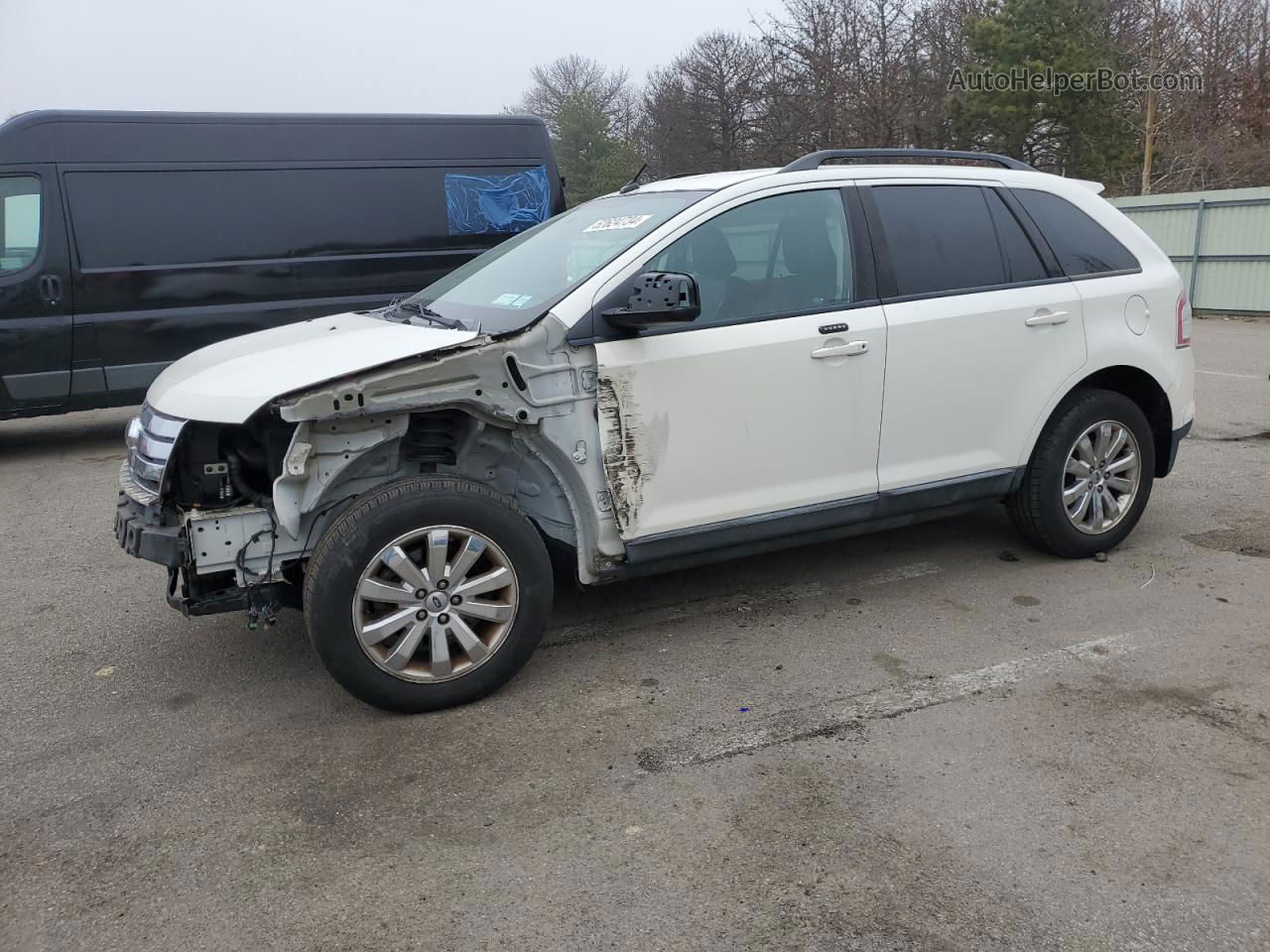 2010 Ford Edge Sel White vin: 2FMDK4JC1ABA89729